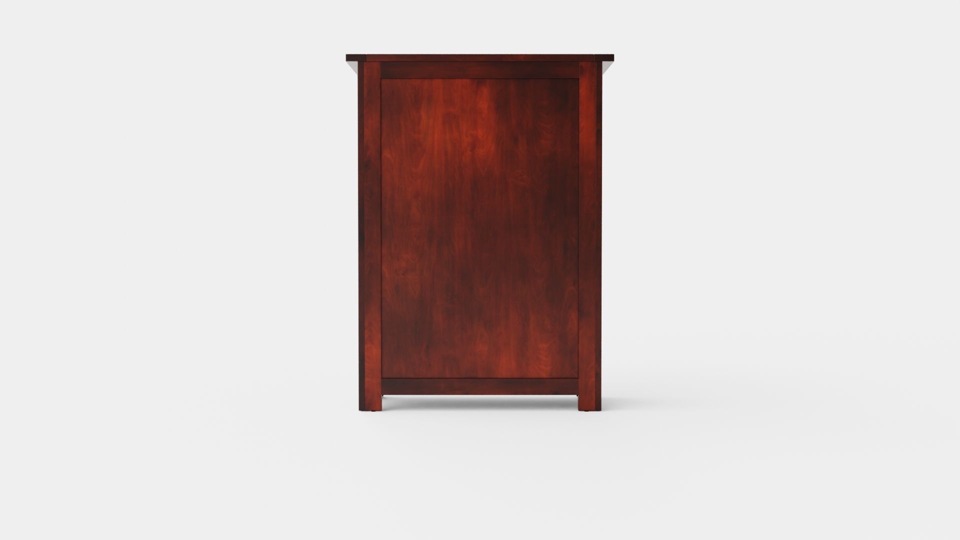 Backbay chest of drawers English Low-poly 3D model_4