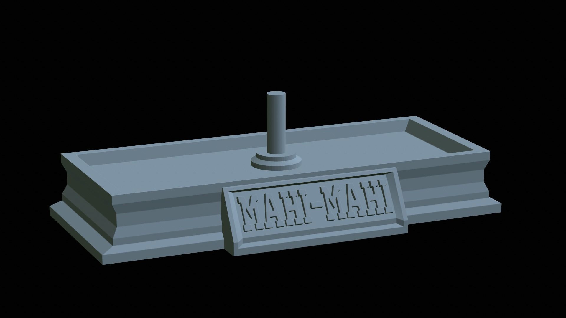 fish mahi mahi statue detailed texture 3D print model_31