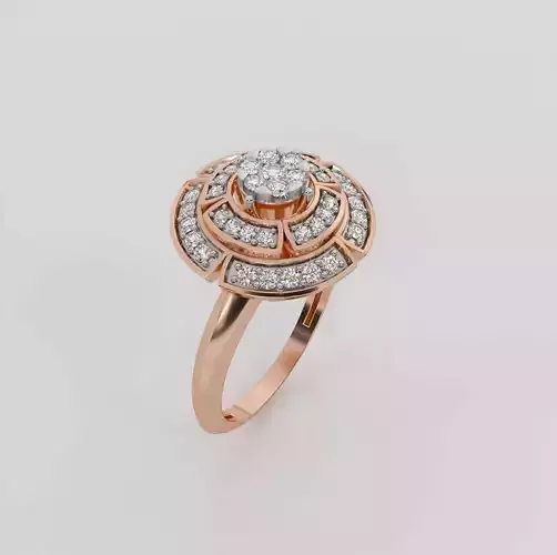 Galaxy Diamond Ring 3dm stl obj renders details