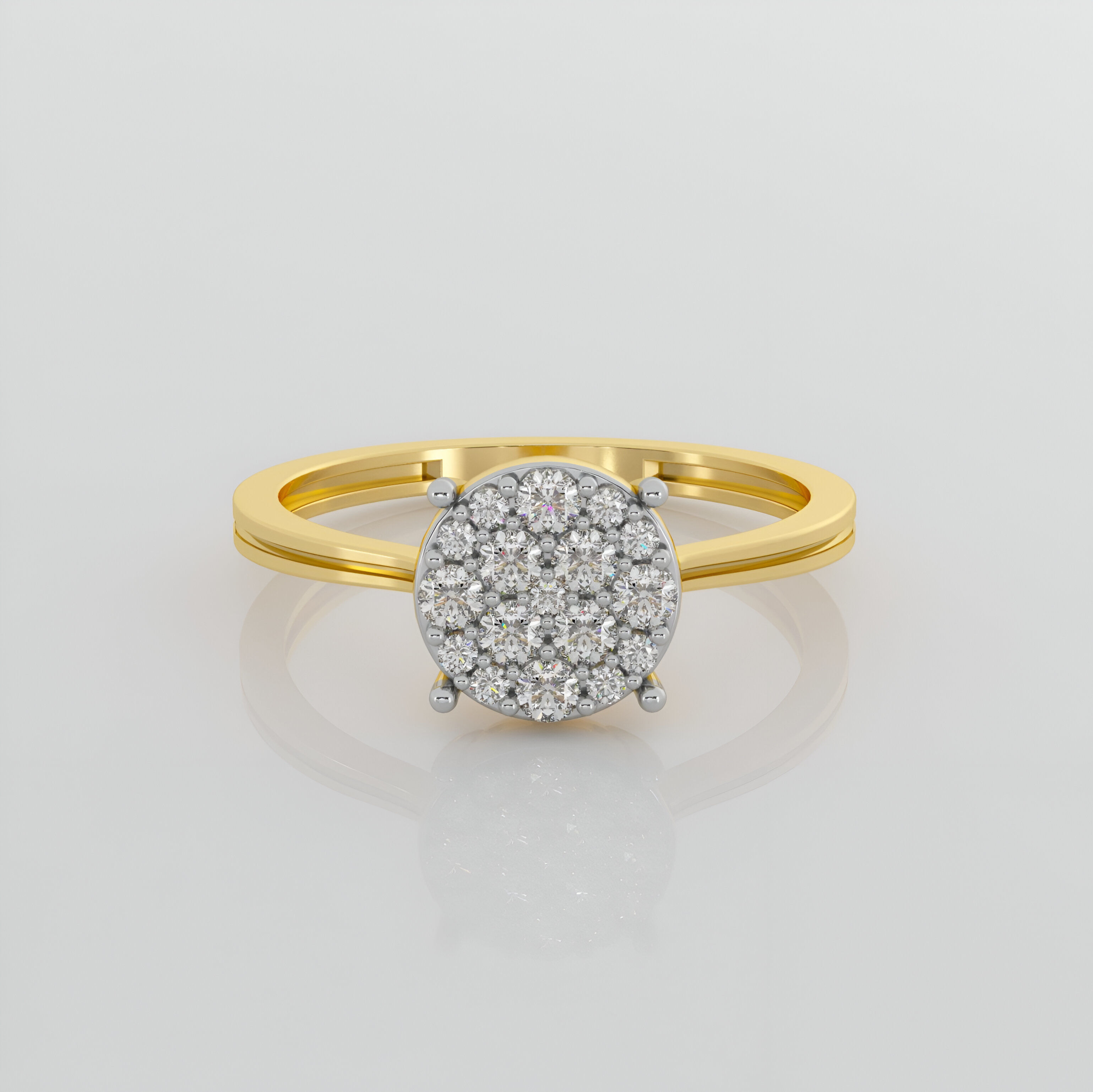 Diamond Ring 3dm stl obj renders details 3D print model_1