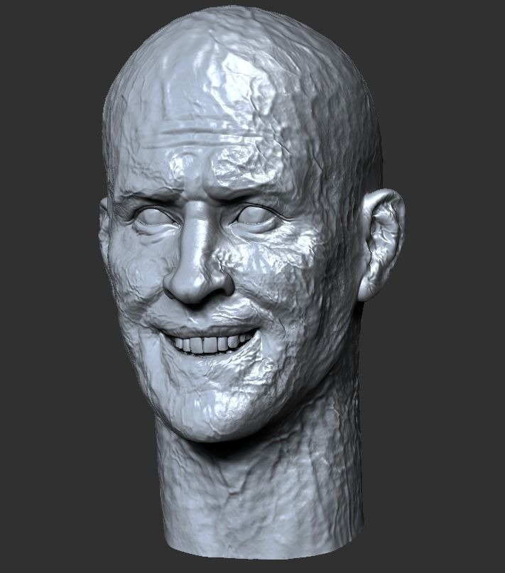 Ryan Reynolds - DEADPOOL inspired face head 3D print model 3D print model_2