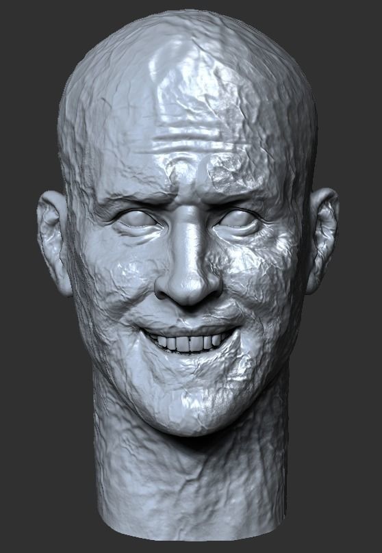 Ryan Reynolds - DEADPOOL inspired face head 3D print model 3D print model_3