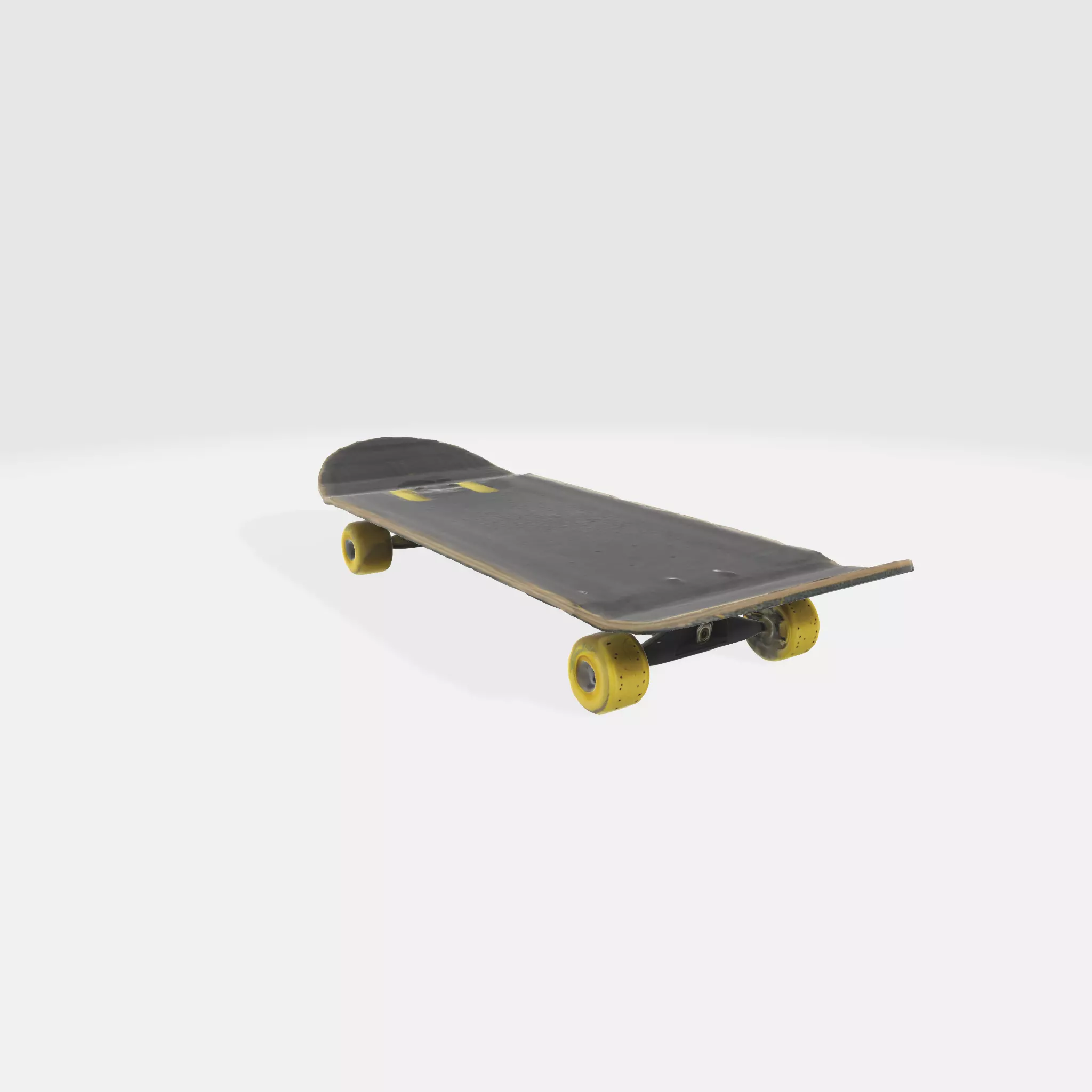A skateboard with wheels 3D model_0