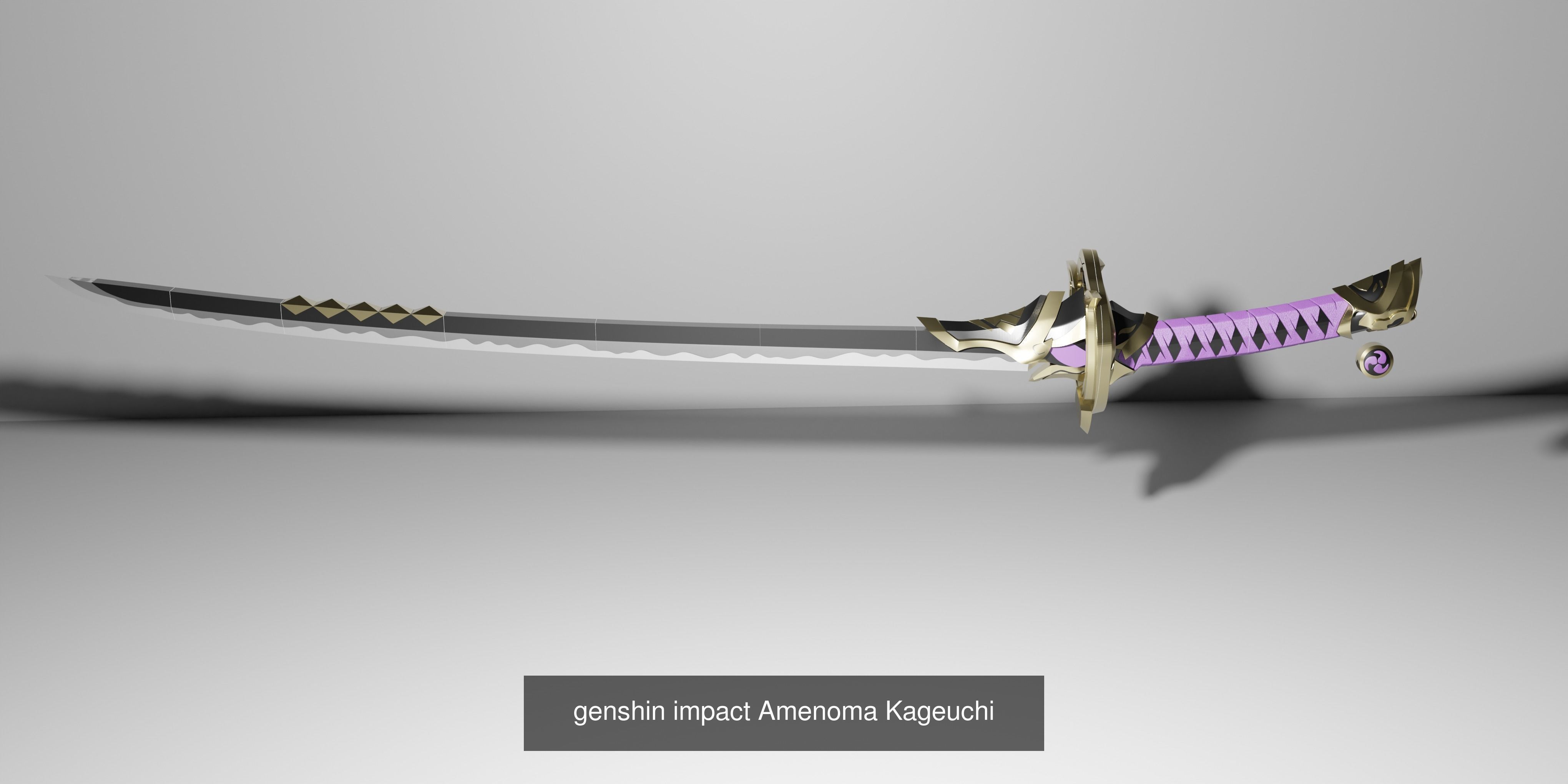 Genshin Weapons 3D Model Collection_75