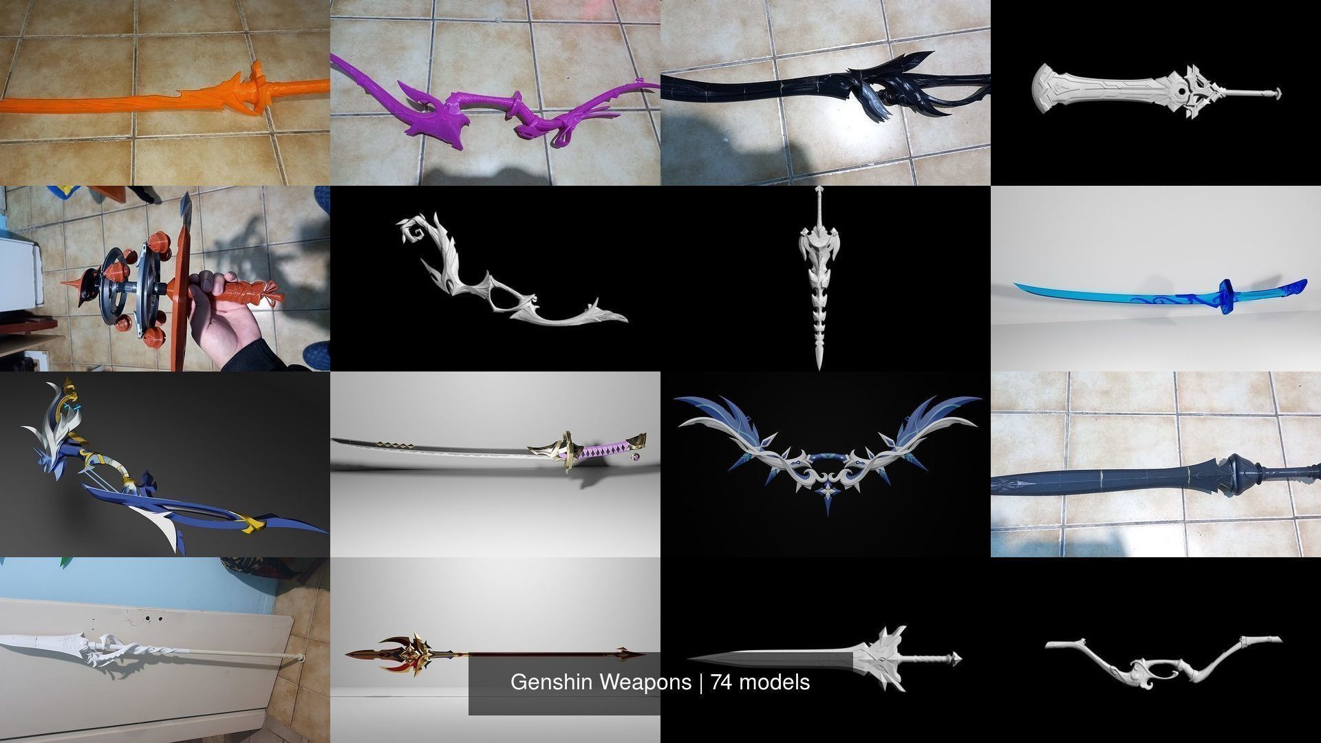 Genshin Weapons 3D Model Collection_15