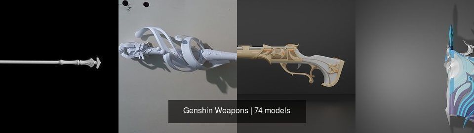 Genshin Weapons 3D Model Collection_17
