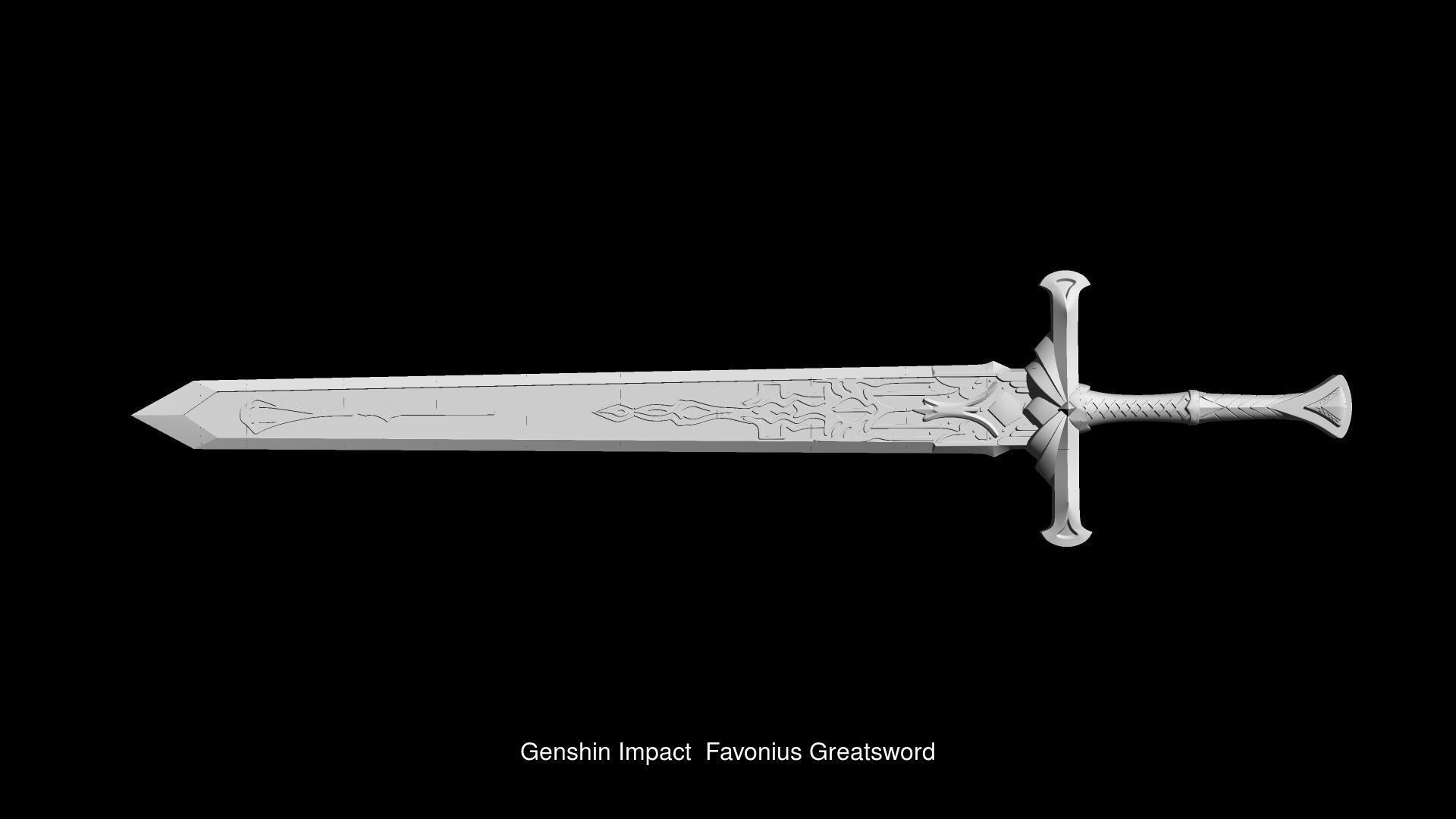 Genshin Weapons 3D Model Collection_47