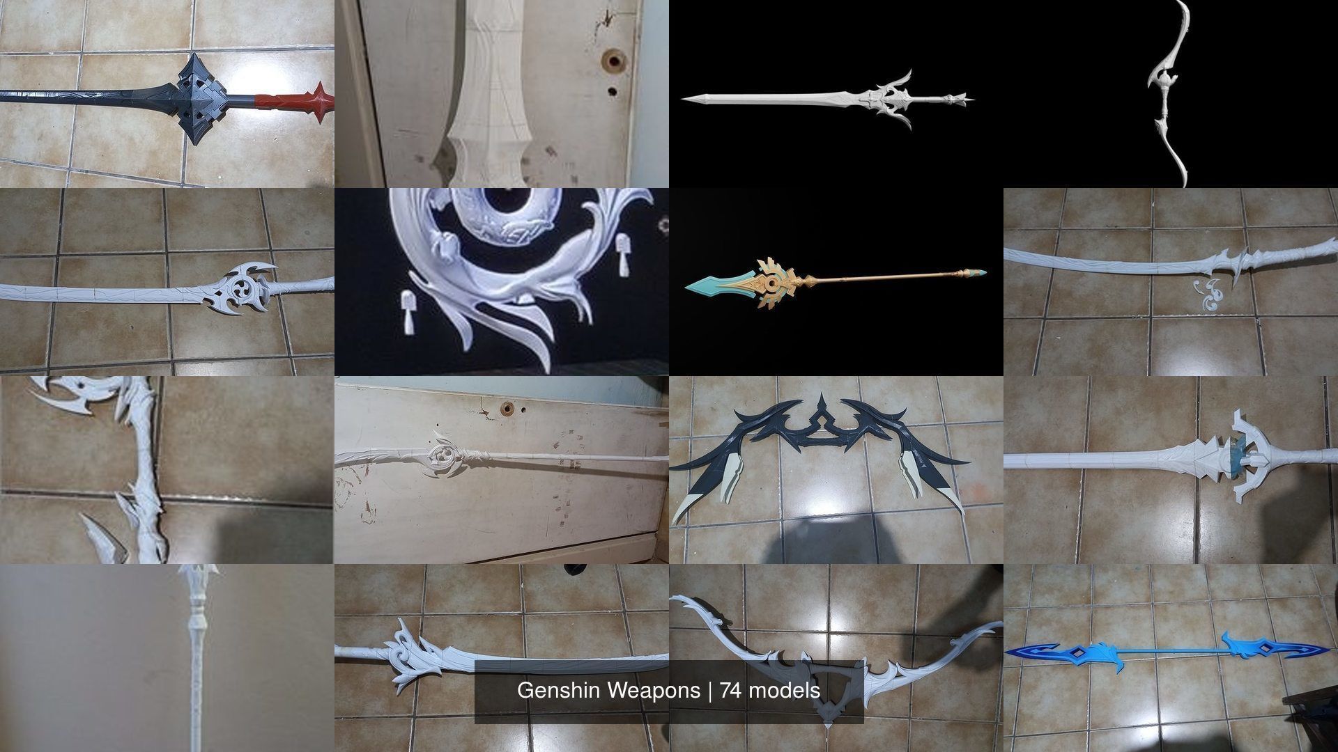 Genshin Weapons 3D Model Collection_13