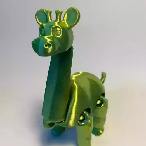 Flexi Giraffe - Articulated Animal - Print In Place