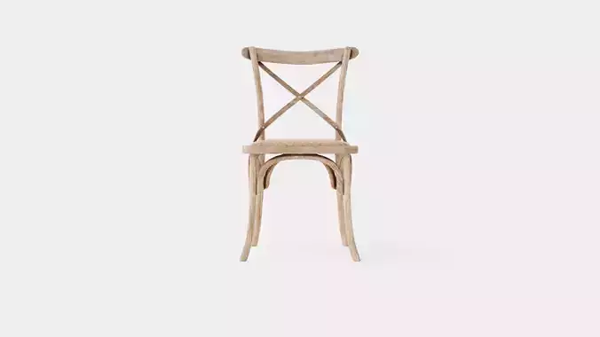 Cross dining chair drifted oak