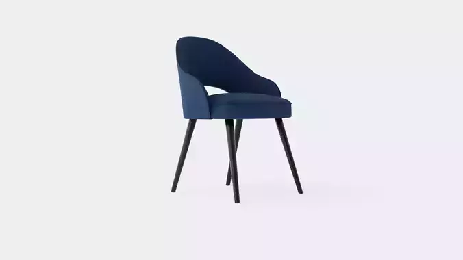 Milano dining chair indigo