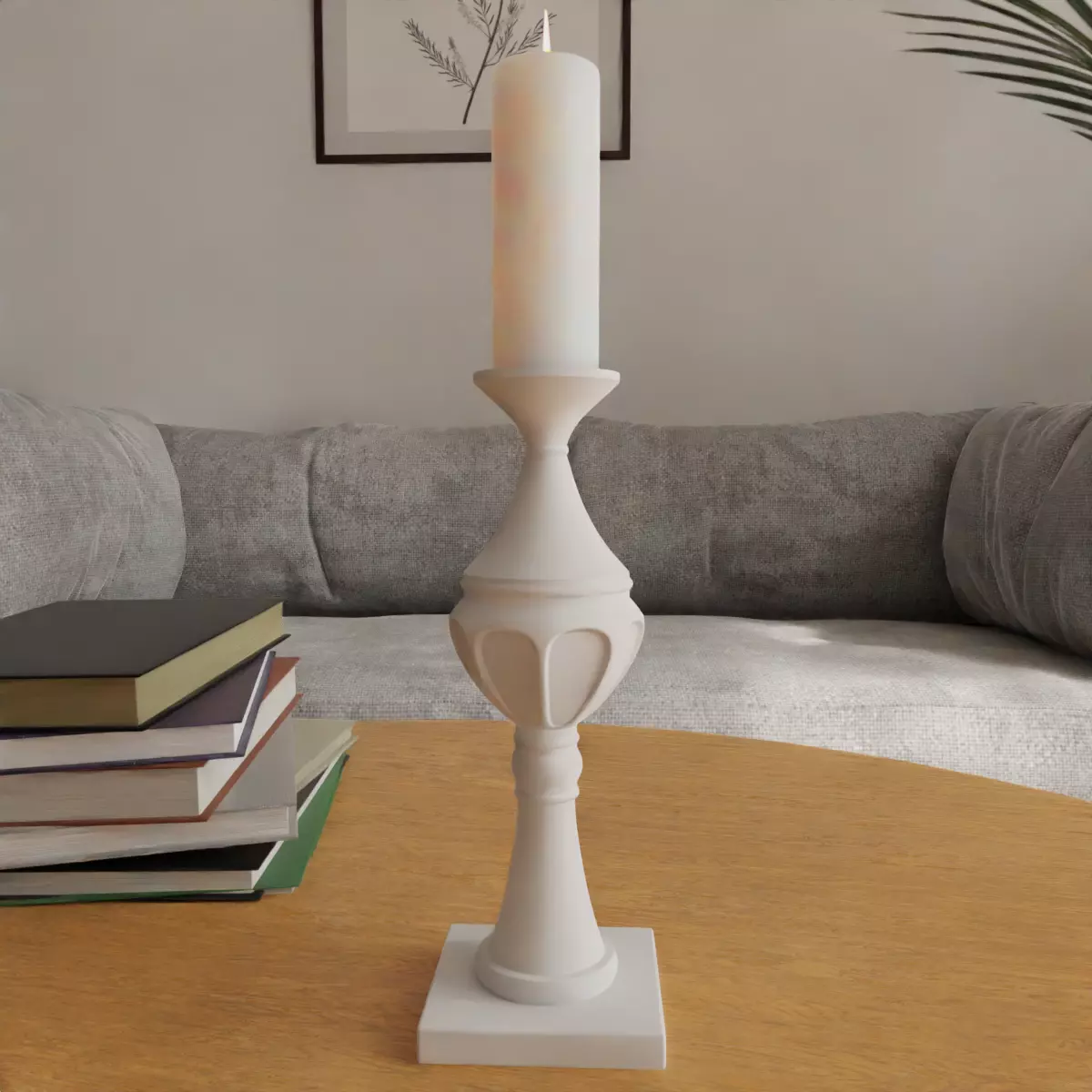candle holder 008 3D print model_0