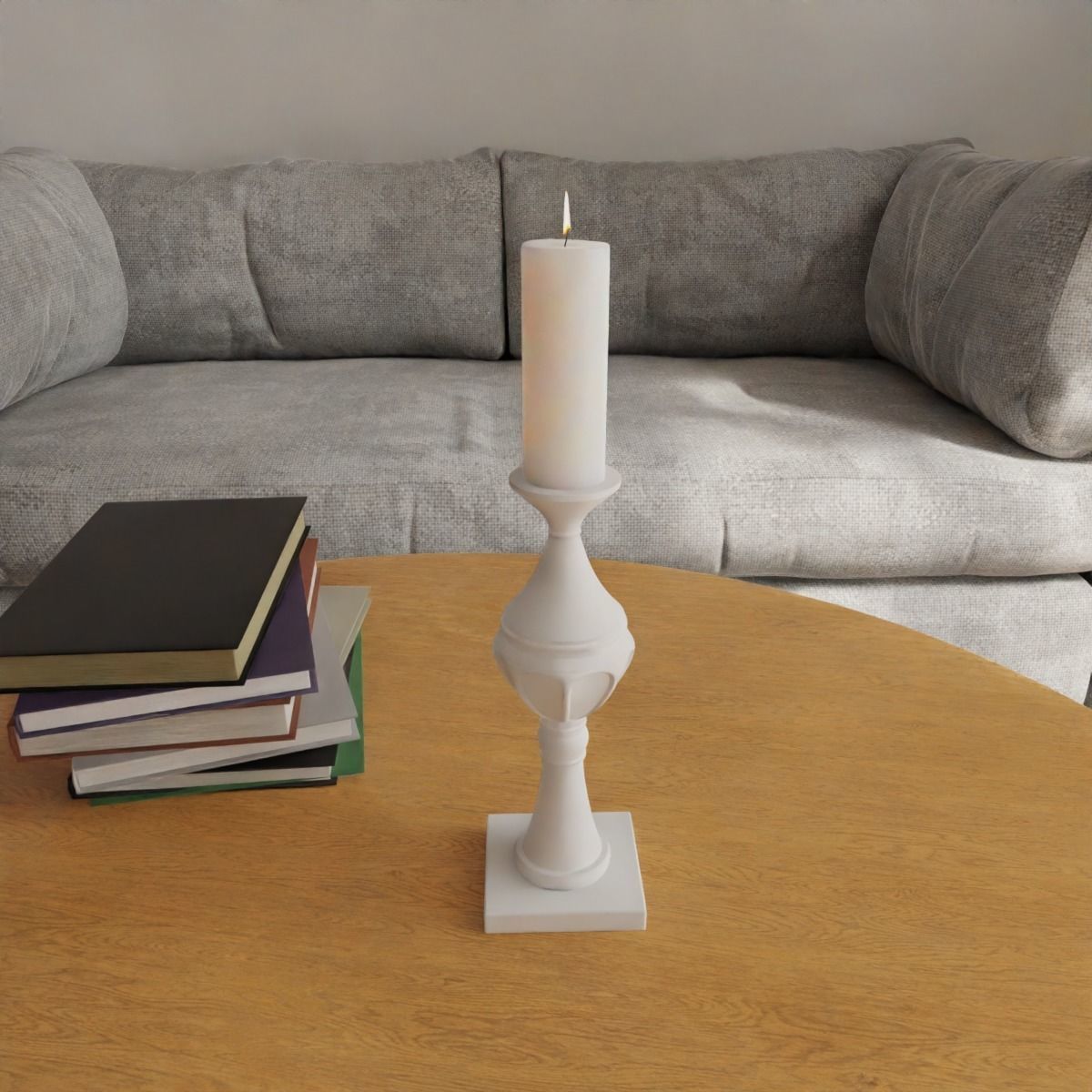 candle holder 008 3D print model_4