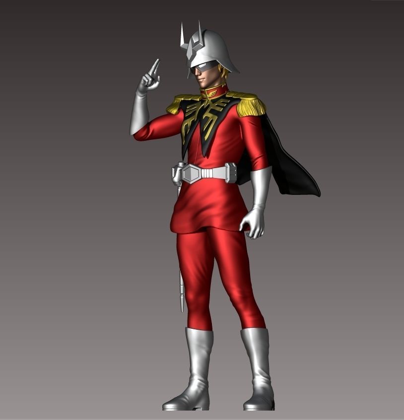 Char Aznable 3D print model_3