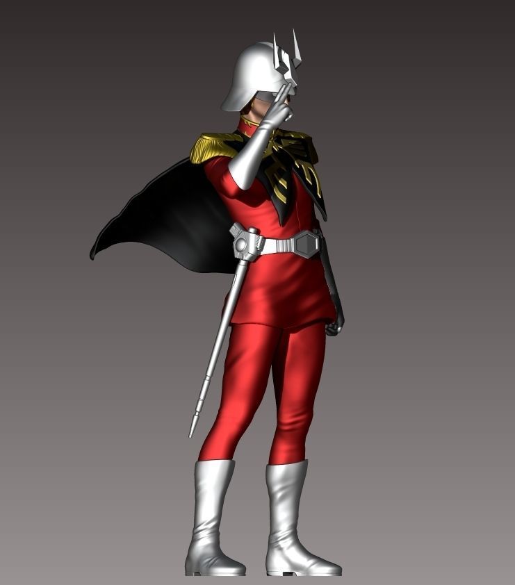 Char Aznable 3D print model_5