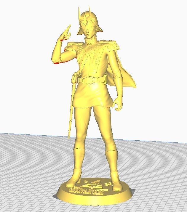 Char Aznable 3D print model_12