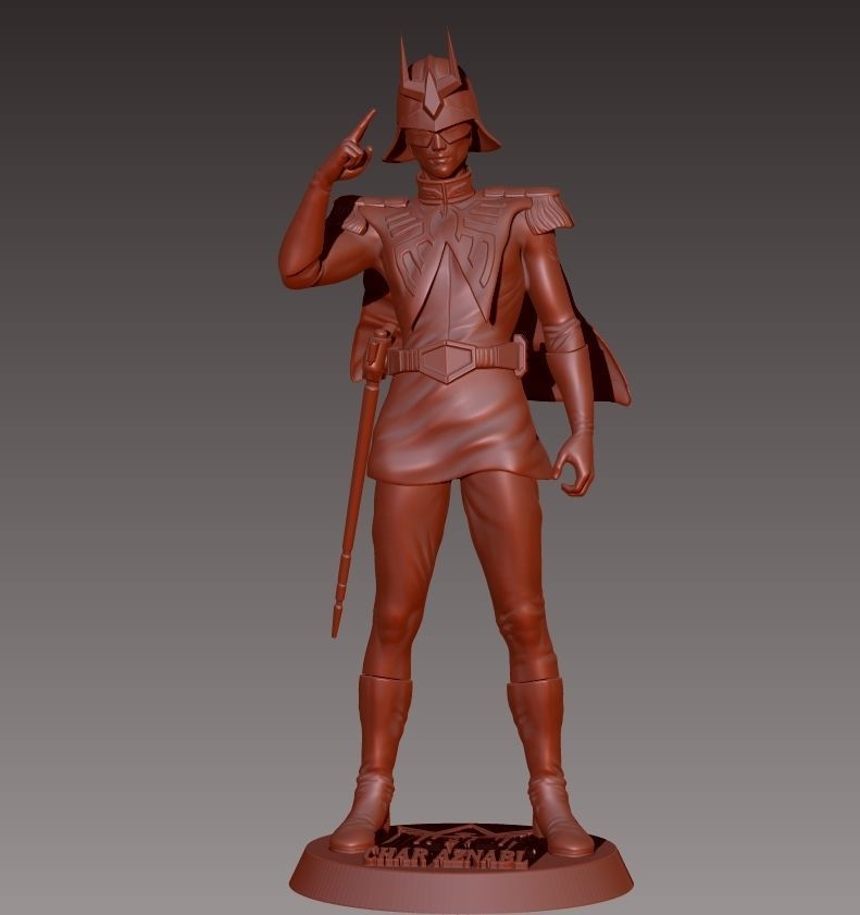 Char Aznable 3D print model_9