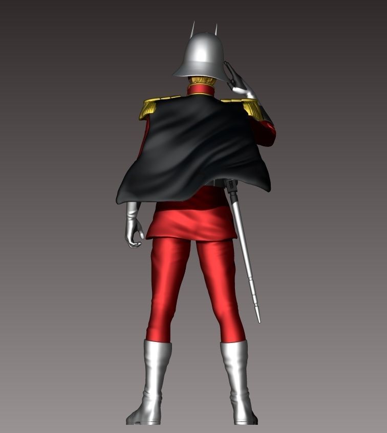 Char Aznable 3D print model_4