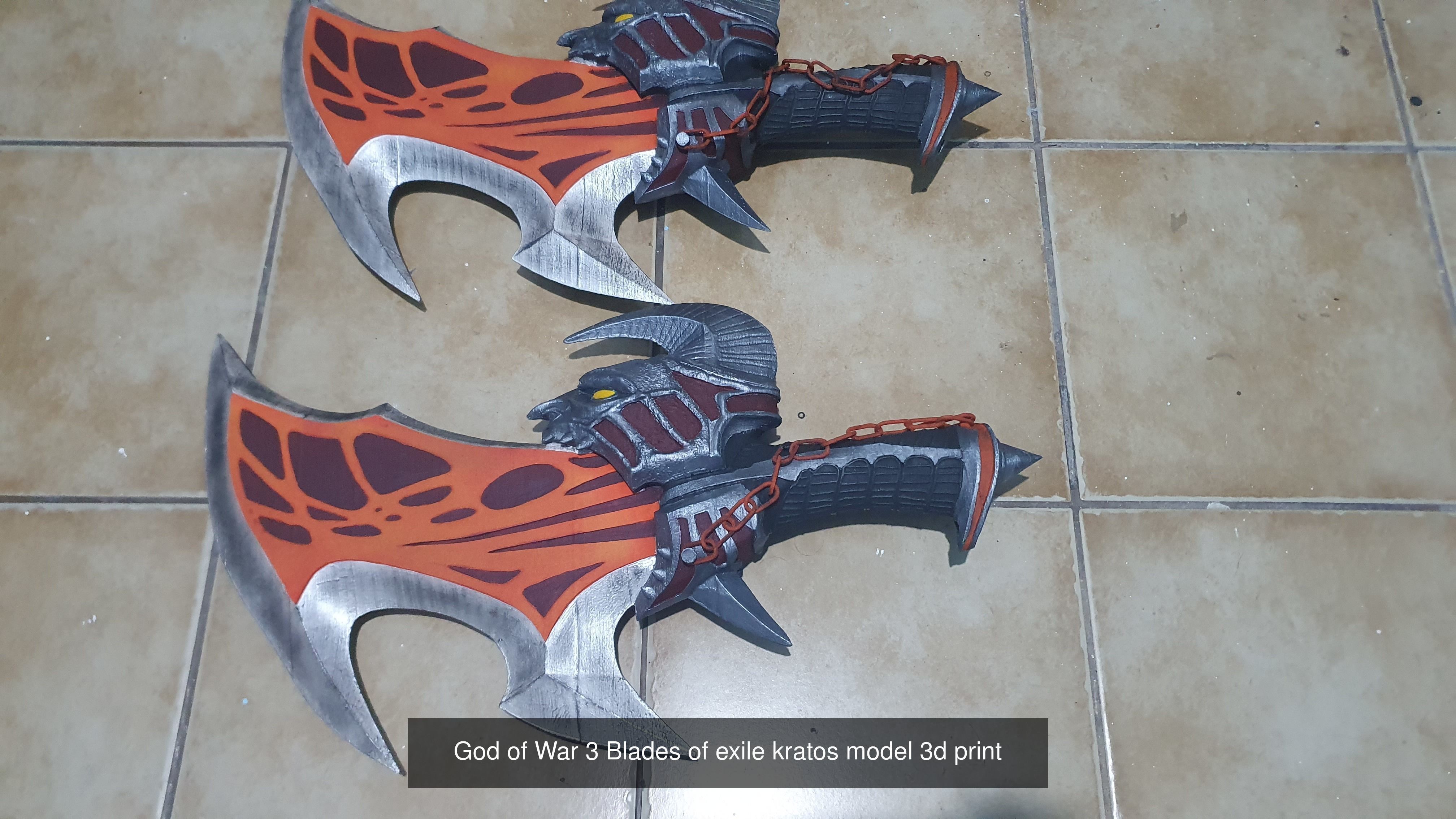 God of War Weapons 3D Model Collection_13