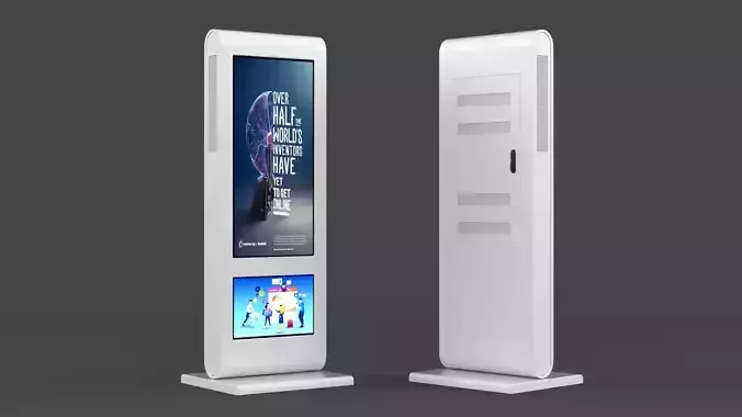 Digital Kiosk 3D model