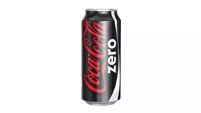 Coca Cola Zero Drink Can 473ml 13 Low-poly 3D model