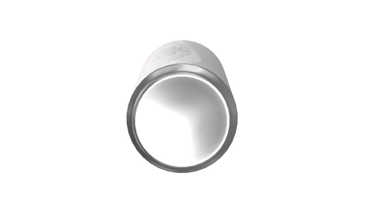 Coca Cola Light Drink Can Slim 250ml 02 Low-poly 3D model_15