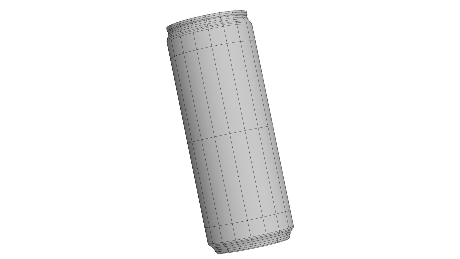 Coca Cola Light Drink Can Slim 250ml 02 Low-poly 3D model_22