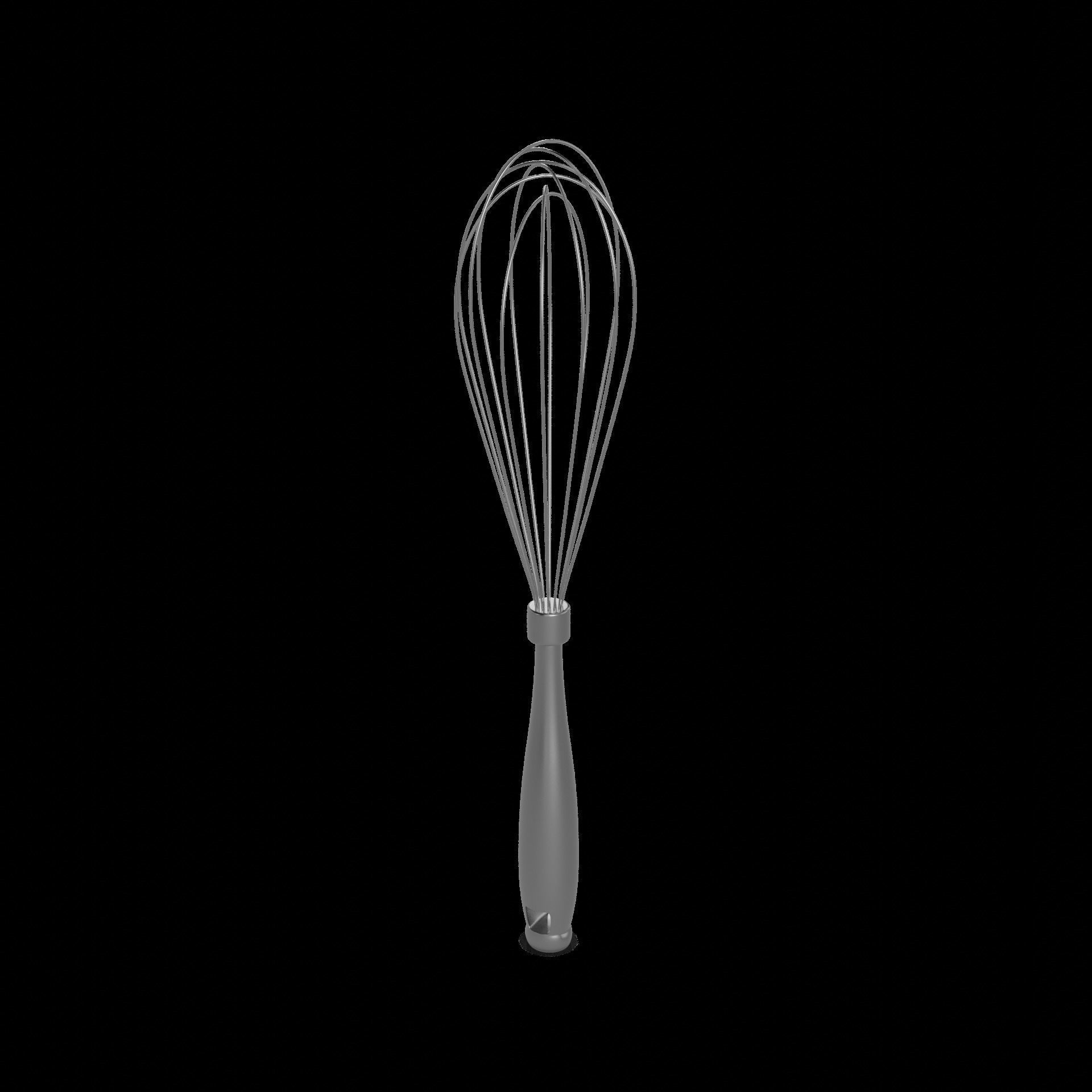 Kitchen utensils Whisk 3D model_1