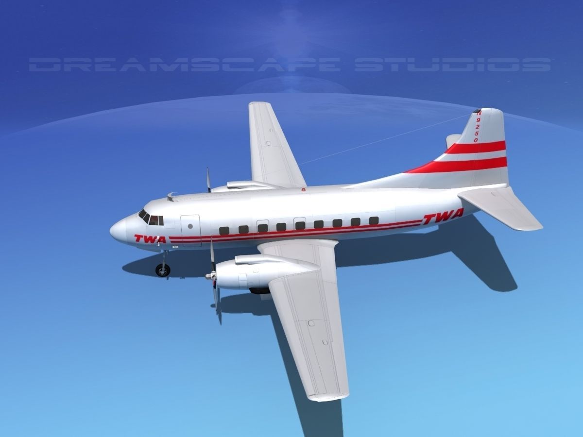 Martin 404 TWA 1 3D model_8