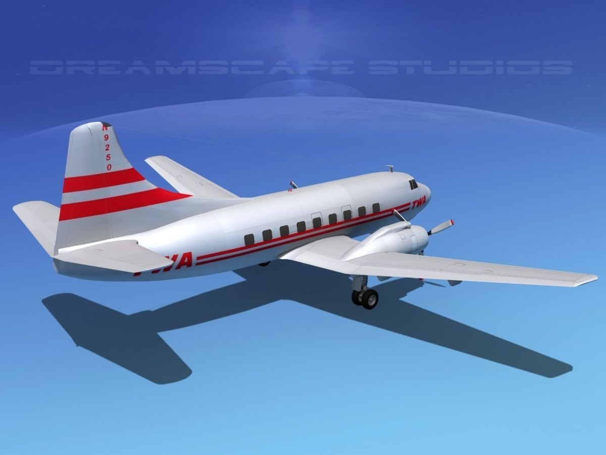 Martin 404 TWA 1 3D model_5