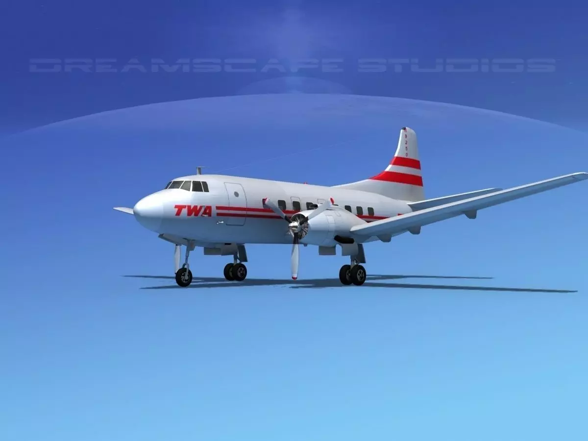 Martin 404 TWA 1 3D model_0