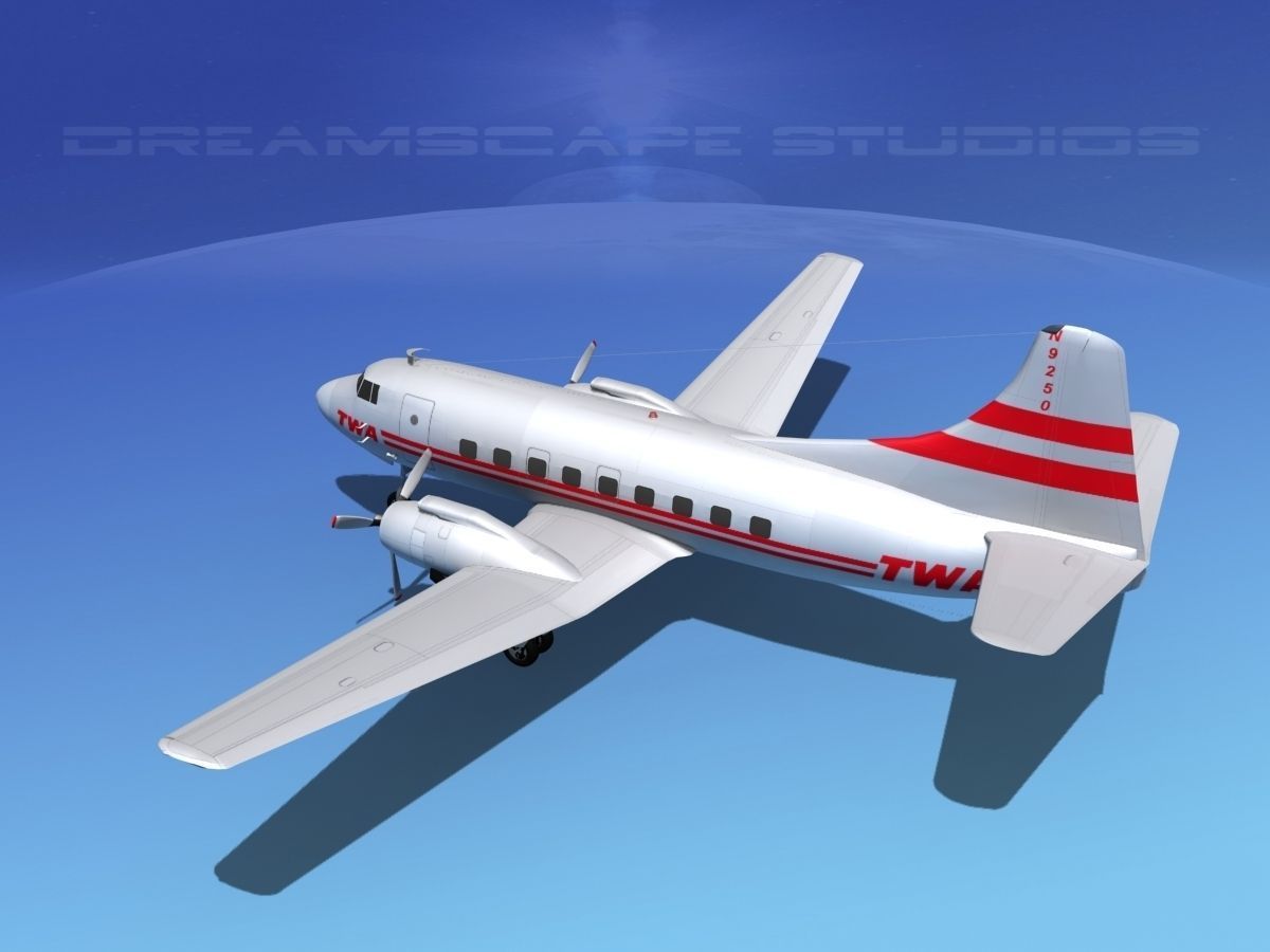 Martin 404 TWA 1 3D model_10