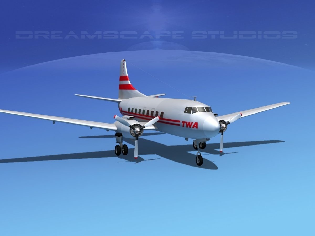 Martin 404 TWA 1 3D model_2
