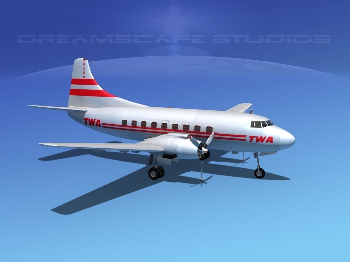 Martin 404 TWA 1 3D model_3