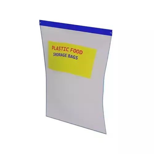 Other kitchenware Plastic Food Storage Bags Low-poly 3D model