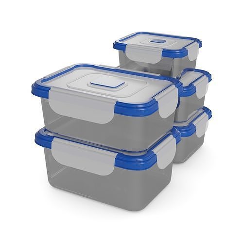 Other kitchenware Glass Food Storage Containers 3D model