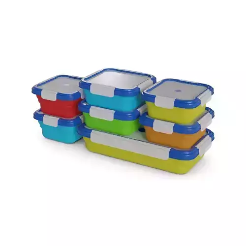 Food storage containers Collapsible Food Storage Containers