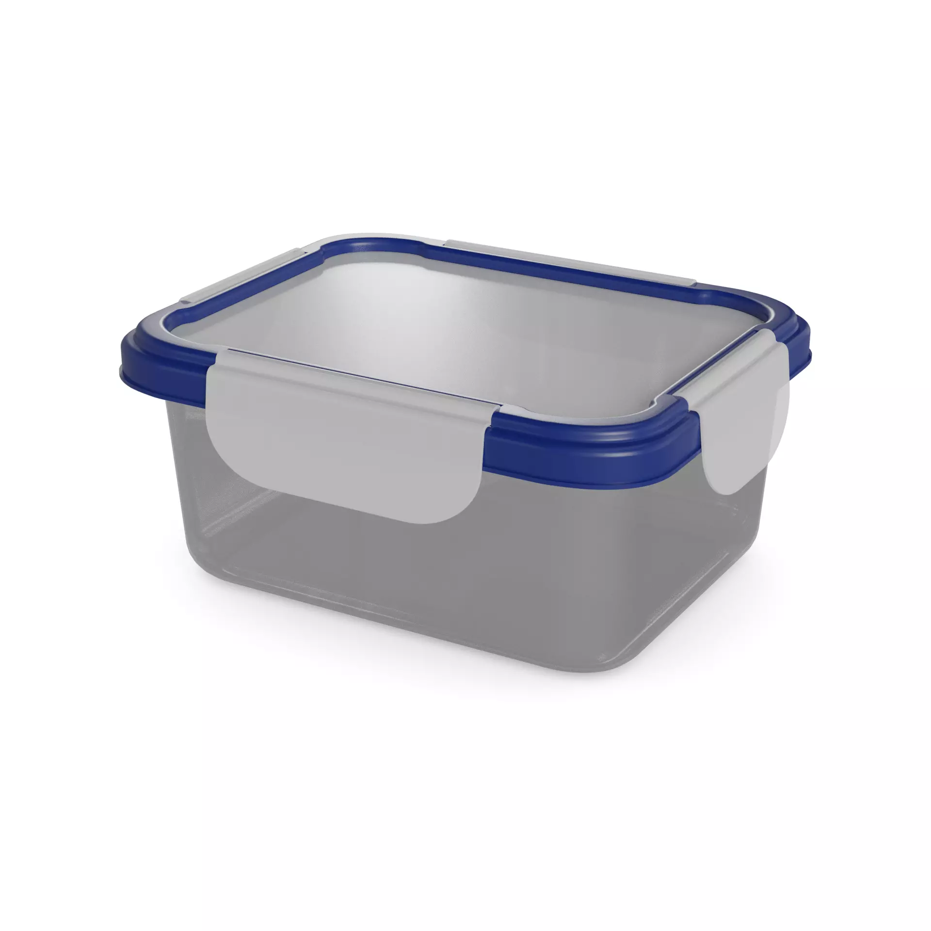 Food storage containers Plastic Food Storage Container Low-poly 3D model_0