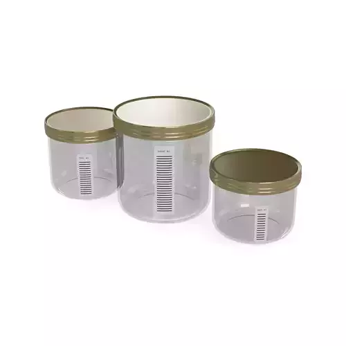 Food storage containers Plastic Food Storage Jar Set