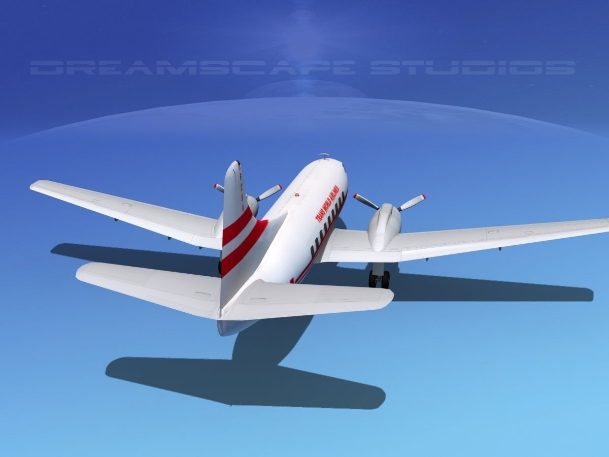 Martin 404 TWA 2 3D model_6