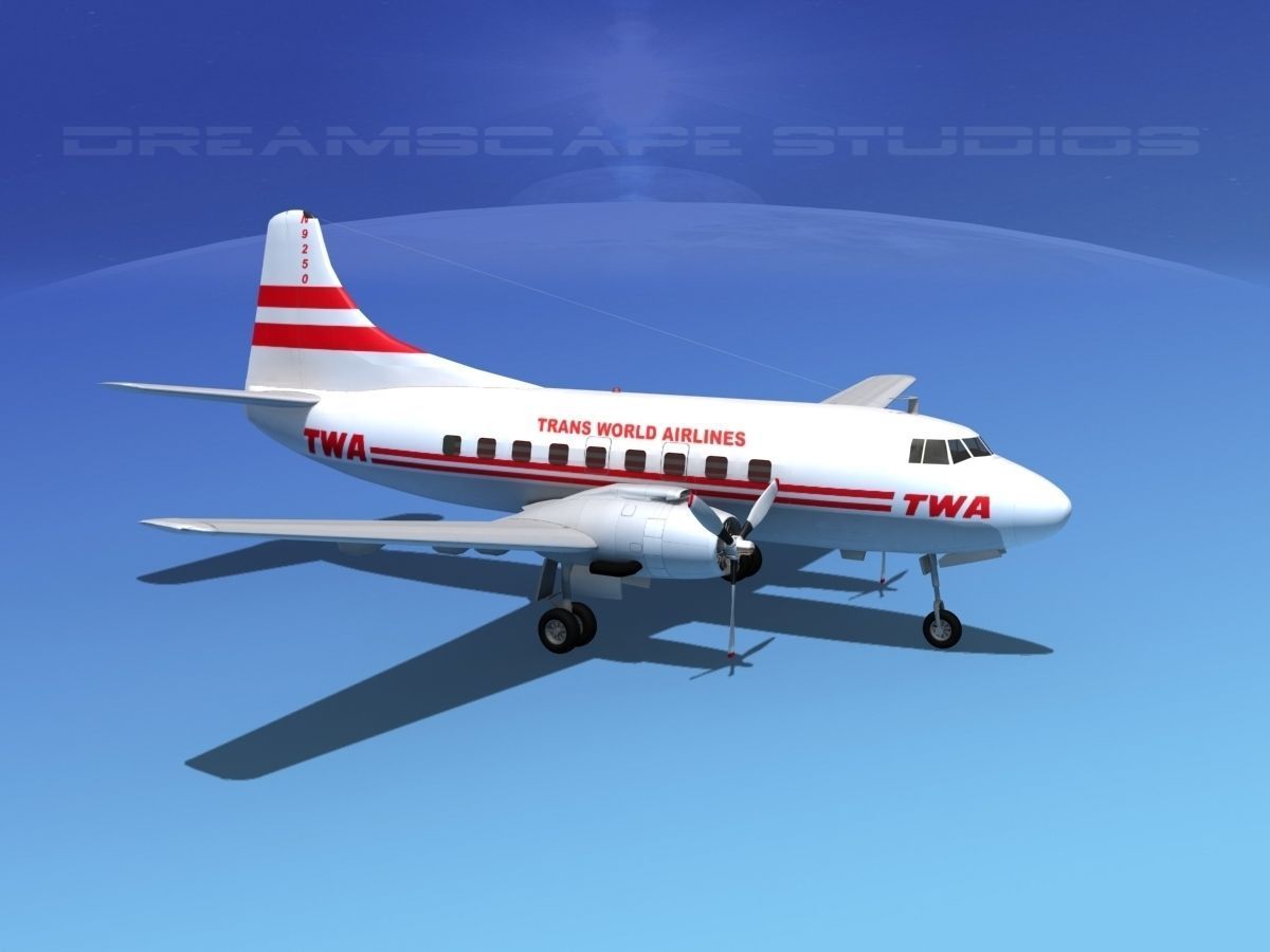 Martin 404 TWA 2 3D model_3