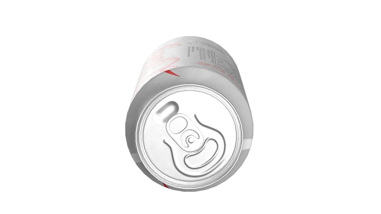 Coca Cola Light Drink Can 473ml 13 Low-poly 3D model_15