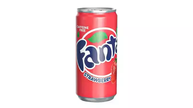Fanta Strawberry Drink Can Slim 190ml 01