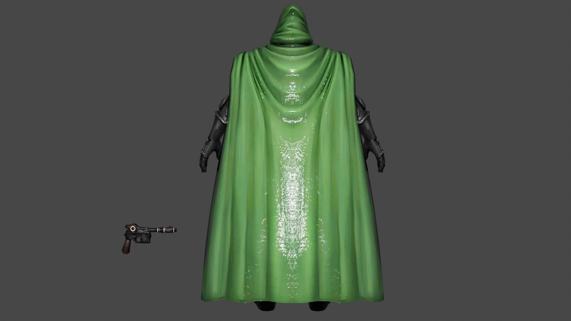 Doctor Doom Low-poly 3D model_4