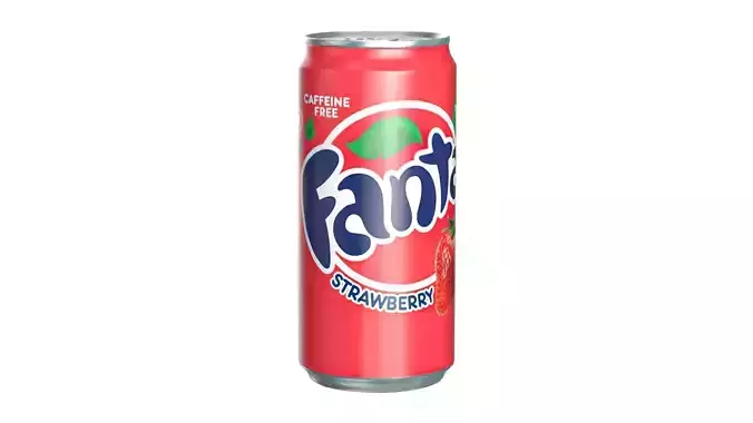 Fanta Strawberry Drink Can Sleek 250ml 04