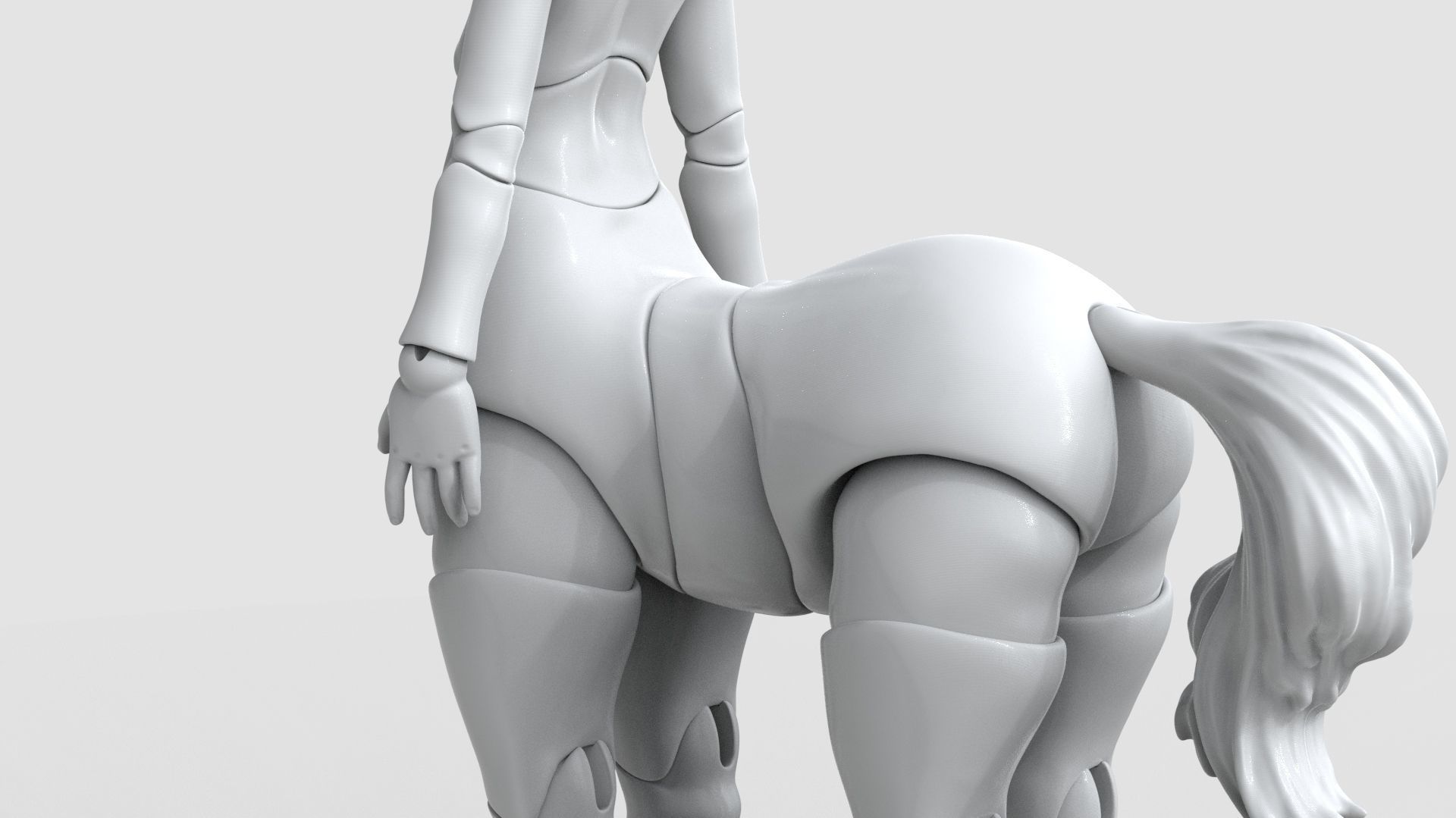 bjd movable joint doll Gracie centaur bjd ball joint doll 3D print model_4