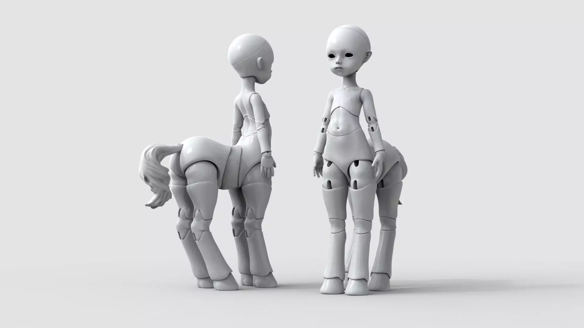 bjd movable joint doll Gracie centaur bjd ball joint doll 3D print model_0