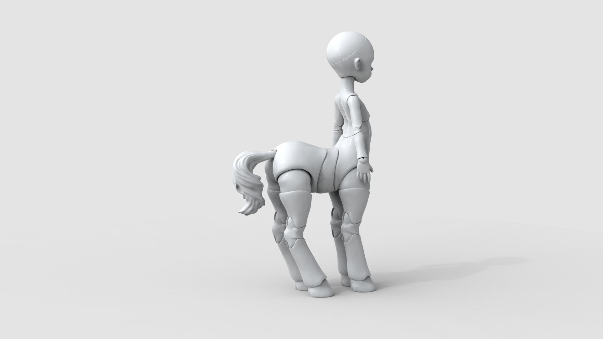 bjd movable joint doll Gracie centaur bjd ball joint doll 3D print model_10