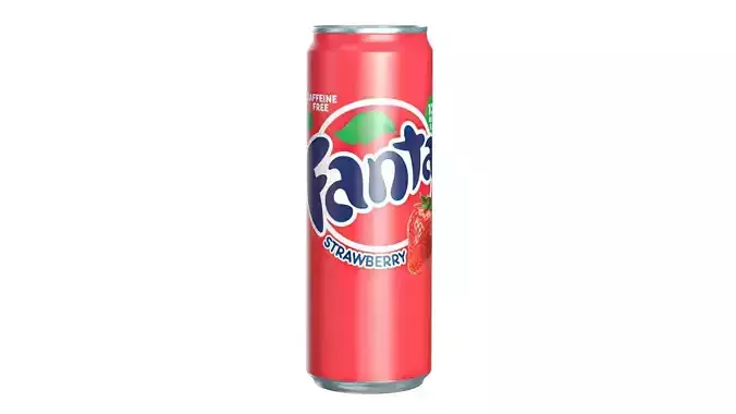 Fanta Strawberry Drink Can Sleek 355ml 08