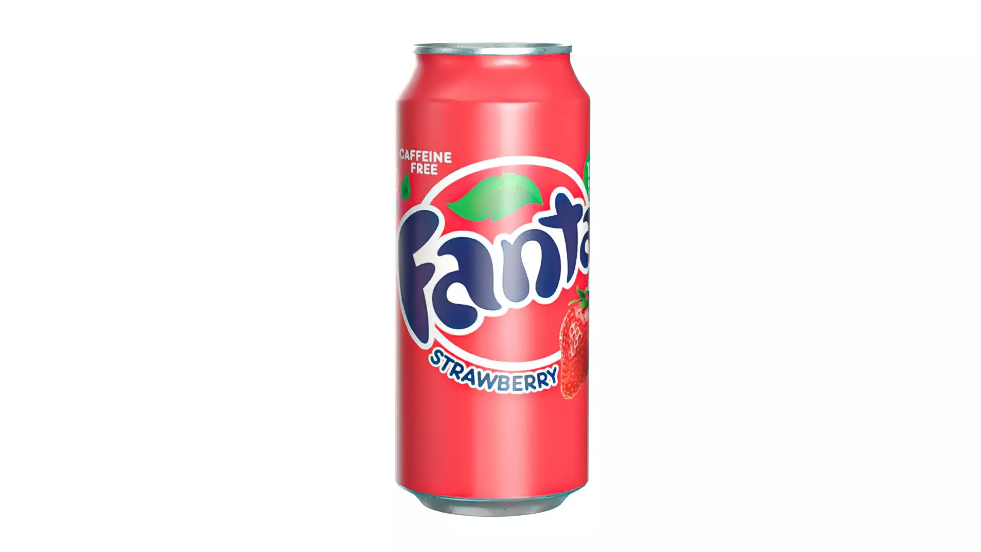 Fanta Strawberry Drink Can 473ml 13 Low-poly 3D model